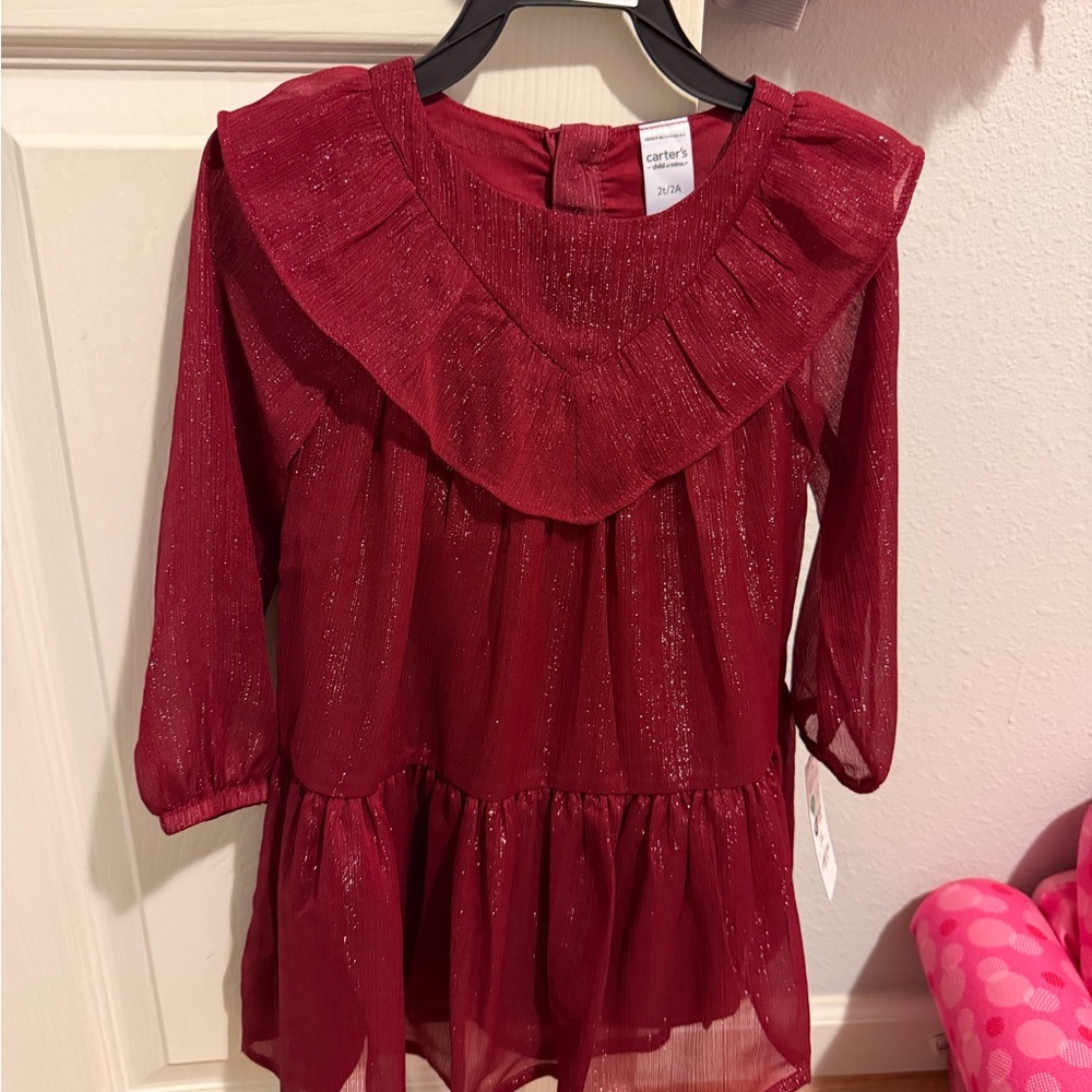 Carter's Burgundy Kids Blouse